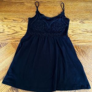 Topshop black mini dress